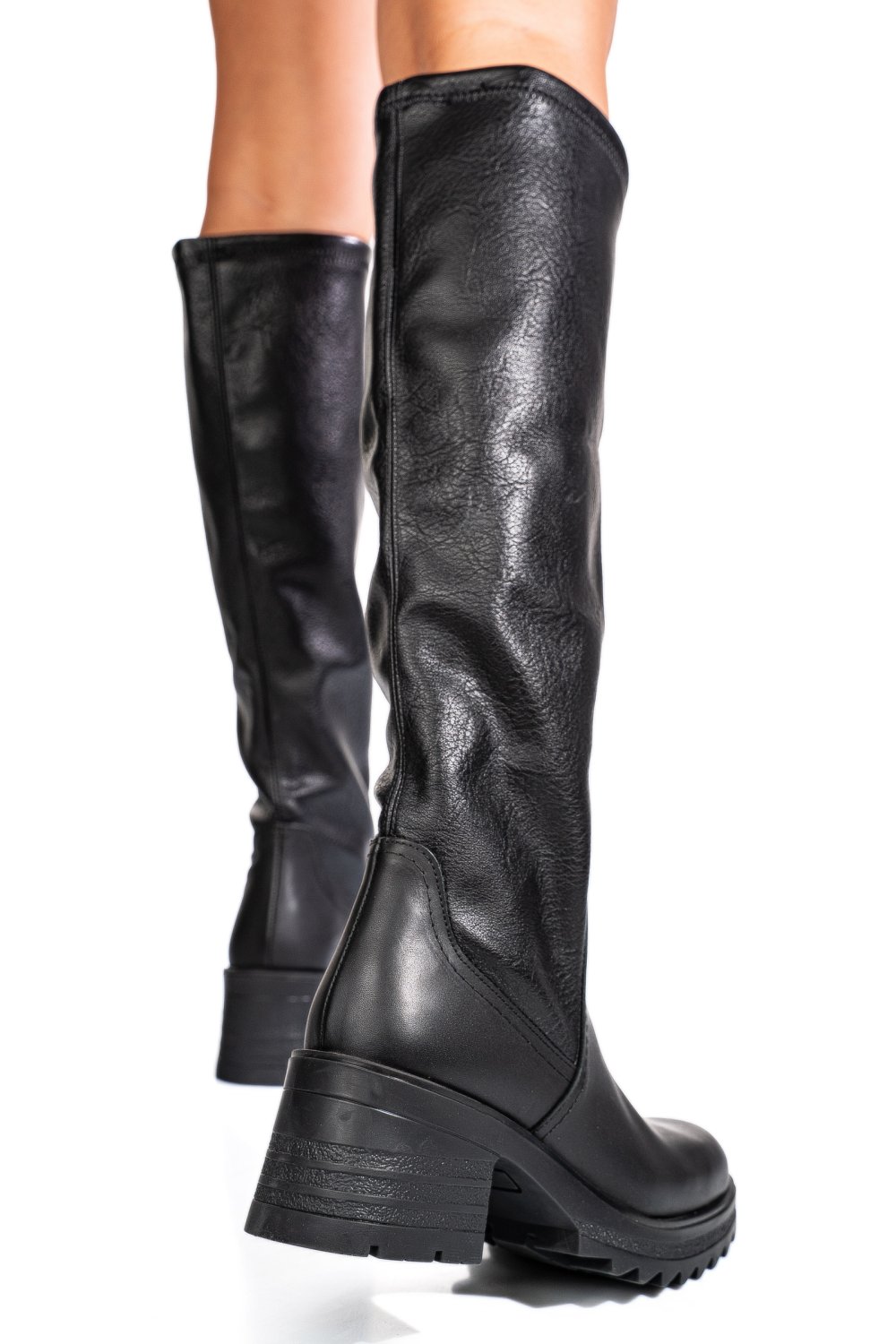 CIZME NEGRE PIELE NATURALA 52122121