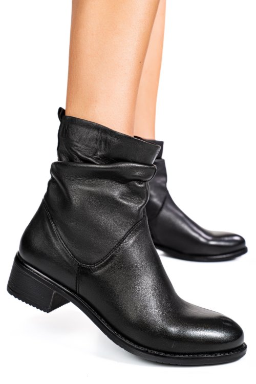 Ghete negre piele naturala 53130134