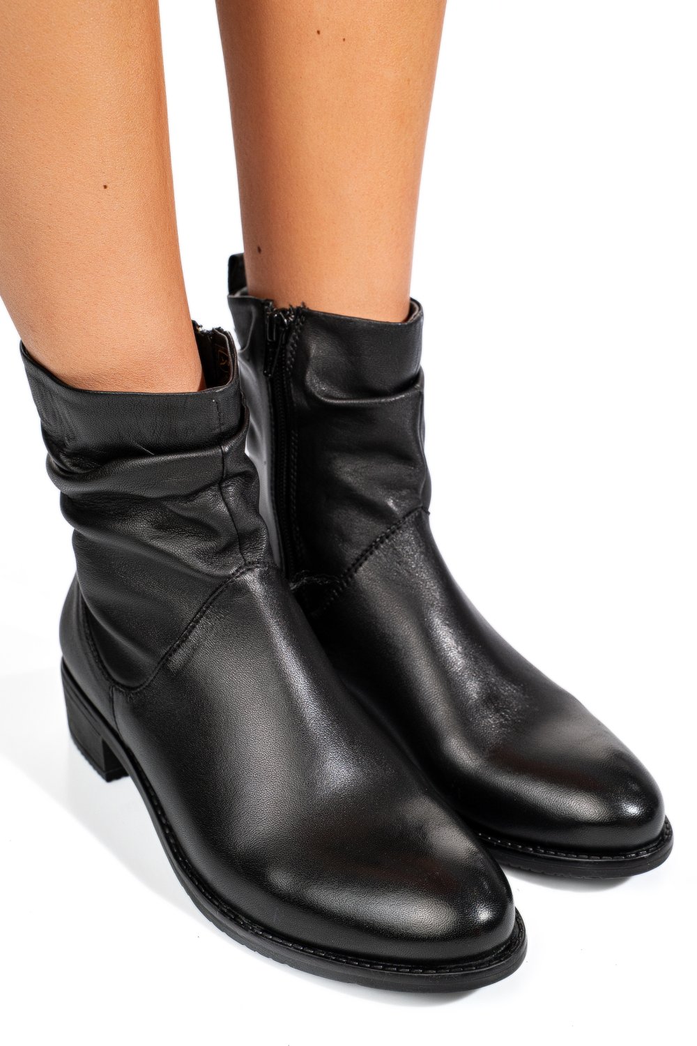 GHETE NEGRE PIELE NATURALA 53130134