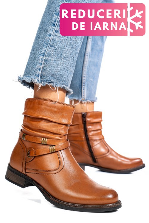 Ghete maro piele naturala 50130001