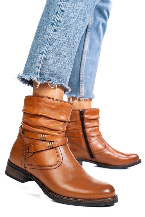 Ghete maro piele naturala 50130001