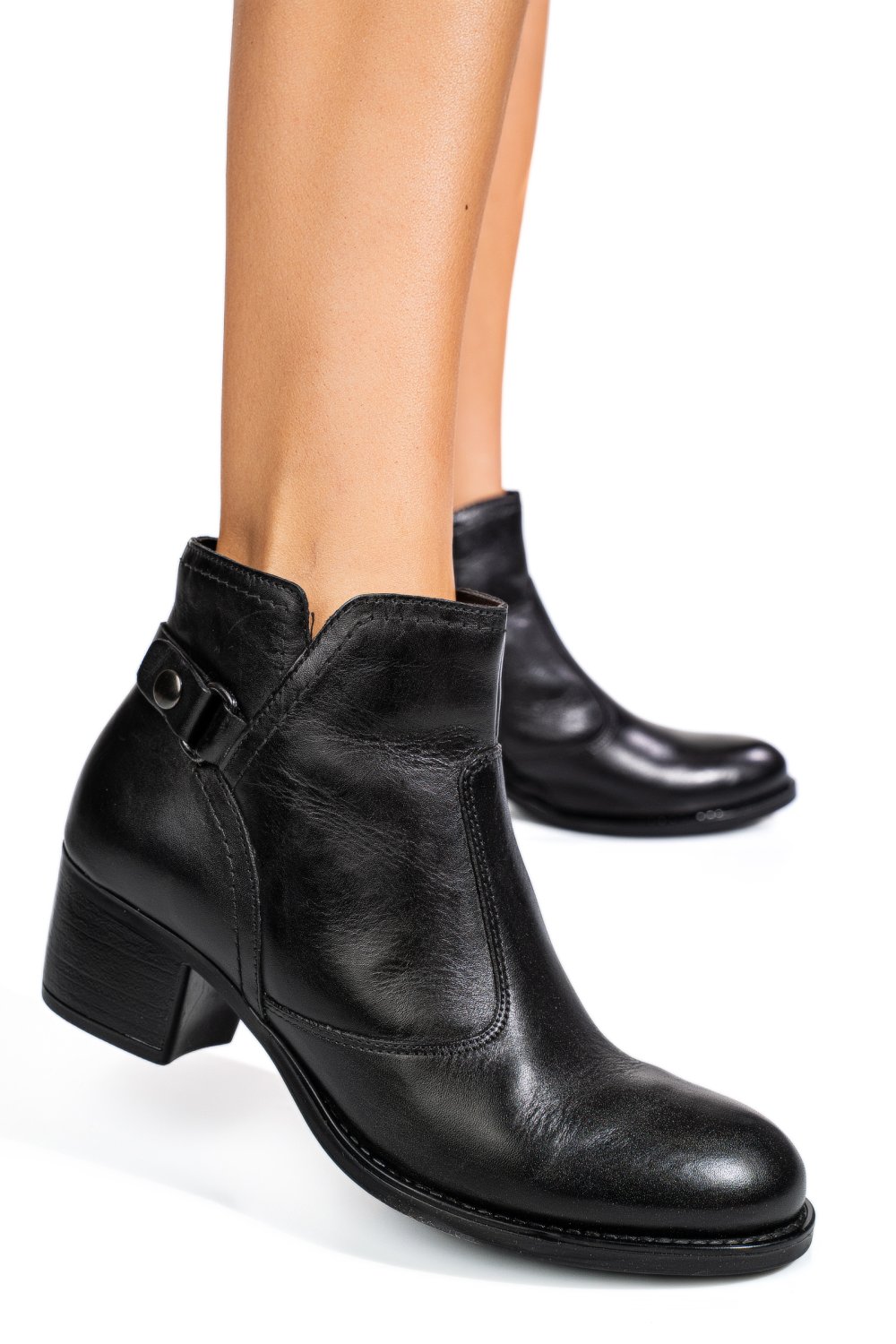 GHETE NEGRE PIELE NATURALA 52132424