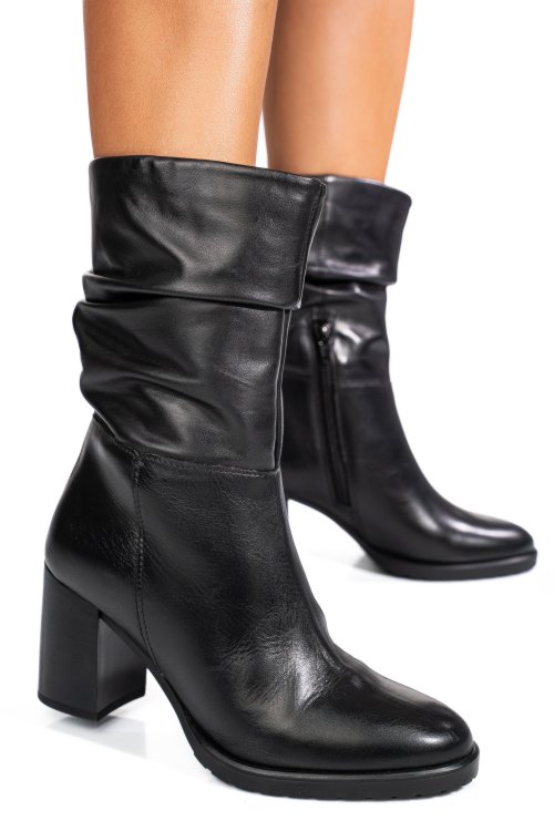 Cizme negre piele naturala 52132457