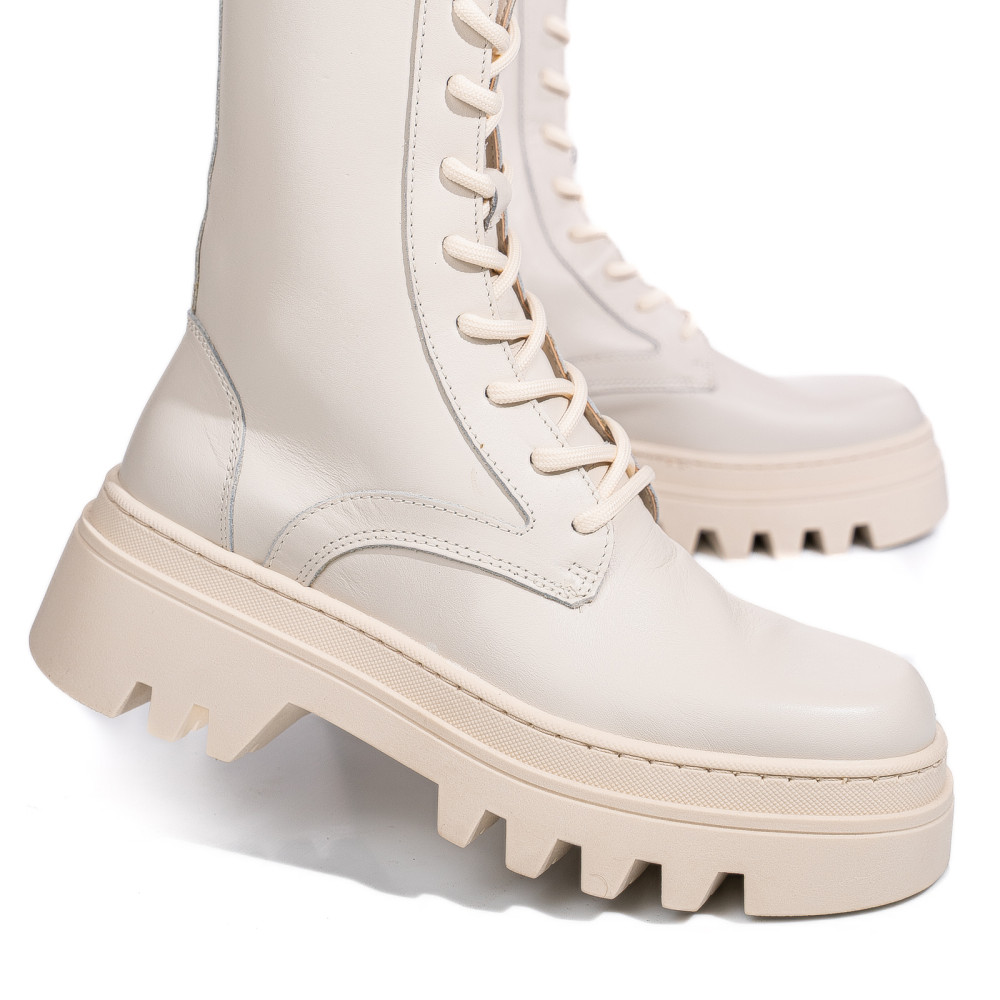 GHETE BEJ PIELE NATURALA 52132499