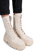 GHETE BEJ PIELE NATURALA 52132499