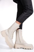 GHETE BEJ PIELE NATURALA 52132499