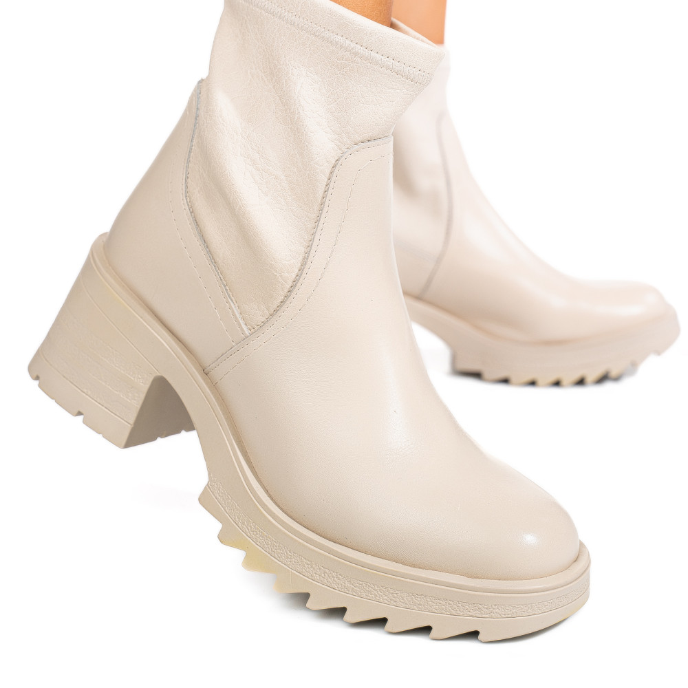 GHETE BEJ PIELE NATURALA 52132504
