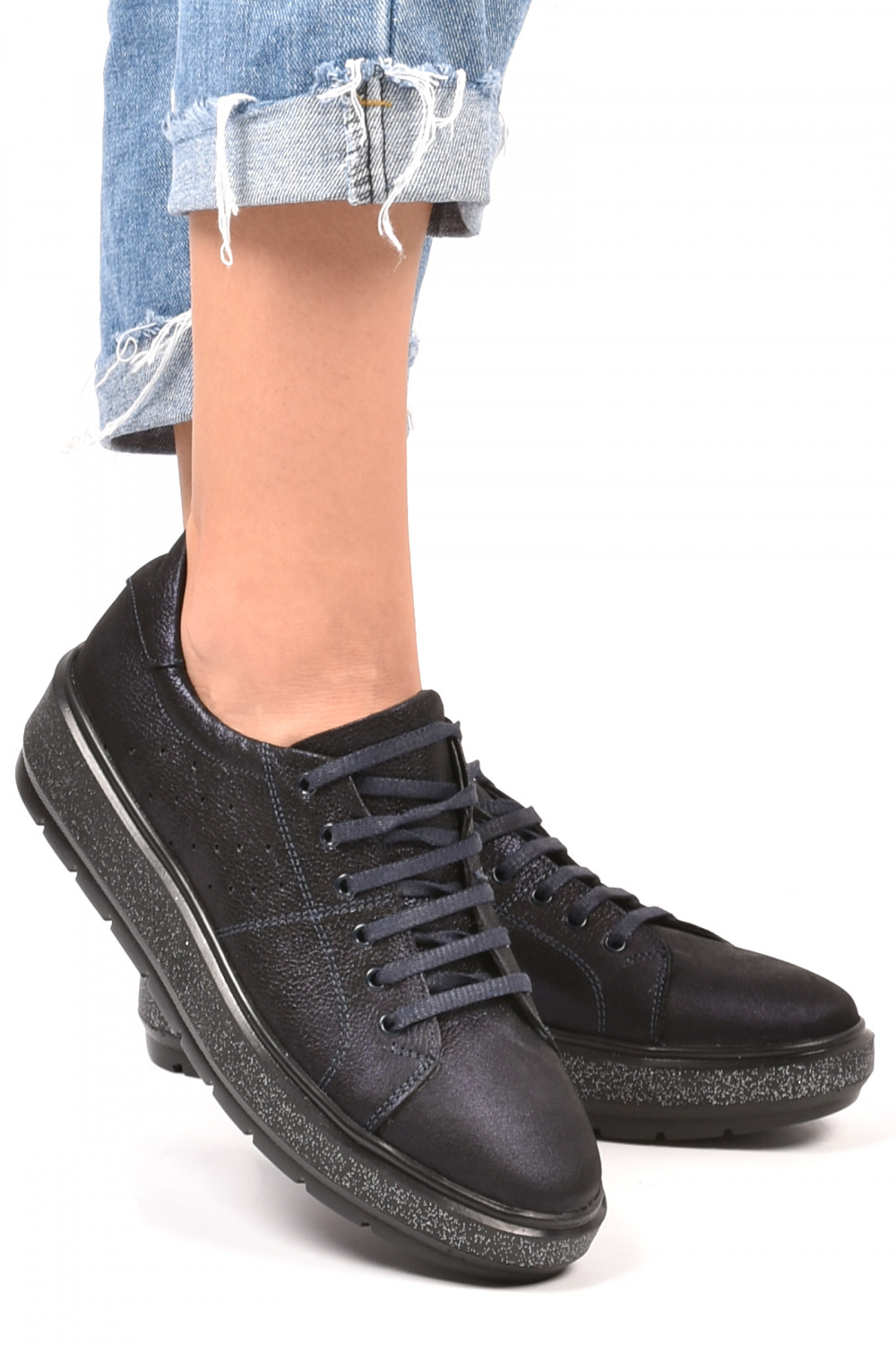 PANTOFI BLEUMARIN PIELE NATURALA 1PC92653AST