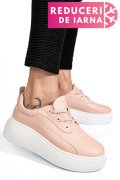 PANTOFI SPORT ROZ PIELE NATURALA FSP002291