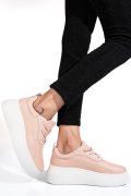 PANTOFI SPORT ROZ PIELE NATURALA FSP002291