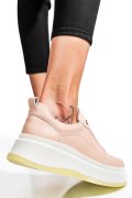 PANTOFI SPORT ROZ PIELE NATURALA FSP002293