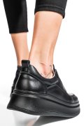 PANTOFI SPORT NEGRI PIELE NATURALA FSP002293