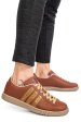 Pantofi sport maro auriu piele naturala 0sp7199