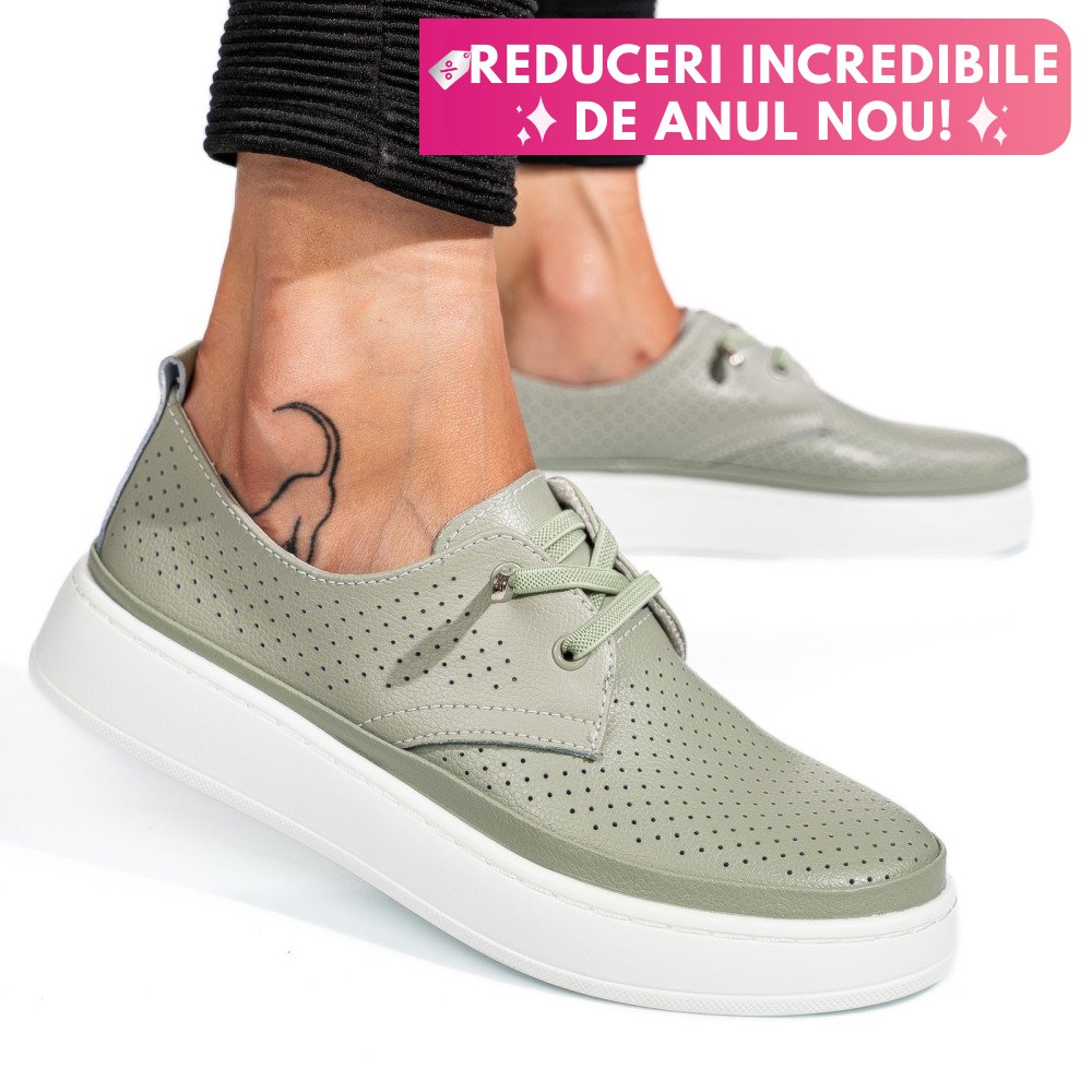 PANTOFI SPORT OLIVE TSP-9000