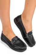 MOCASINI NEGRI PIELE NATURALA BSP07