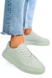 Pantofi sport verzi piele naturala fsp001765