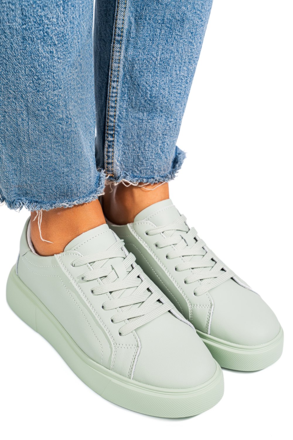 PANTOFI SPORT VERZI PIELE NATURALA FSP001765