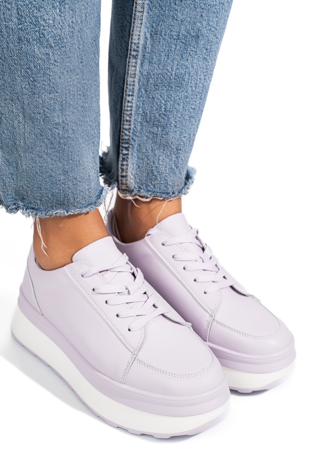 PANTOFI SPORT MOV PIELE NATURALA FSP001777