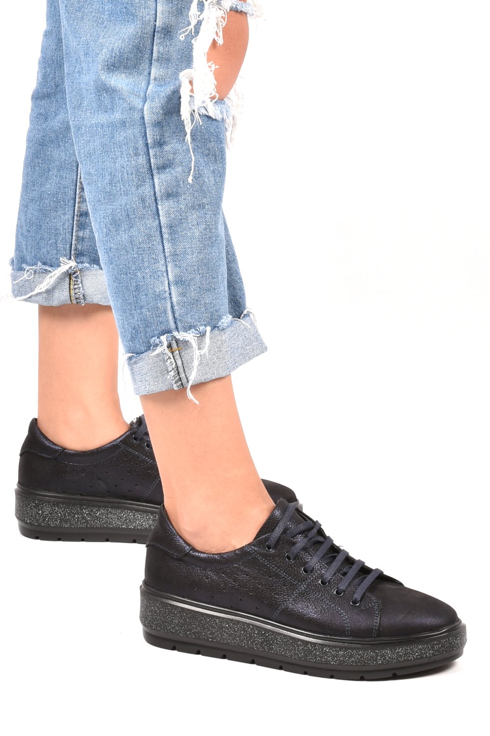 PANTOFI BLEUMARIN PIELE NATURALA 1PC92653AST