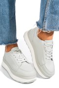 PANTOFI SPORT GRI PIELE NATURALA FSP001777