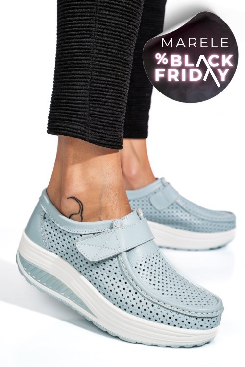 Mocasini blue piele naturala pspl-2075