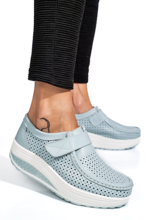 Mocasini blue piele naturala pspl-2075