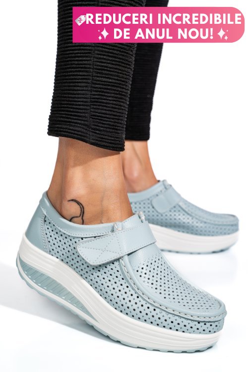 Mocasini blue piele naturala pspl-2075