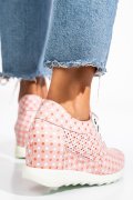SNEAKERS ROZ PIELE NATURALA APCRT111