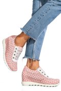 SNEAKERS ROZ PIELE NATURALA APCRT111