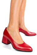 PANTOFI ROSII PIELE NATURALA 1PC450