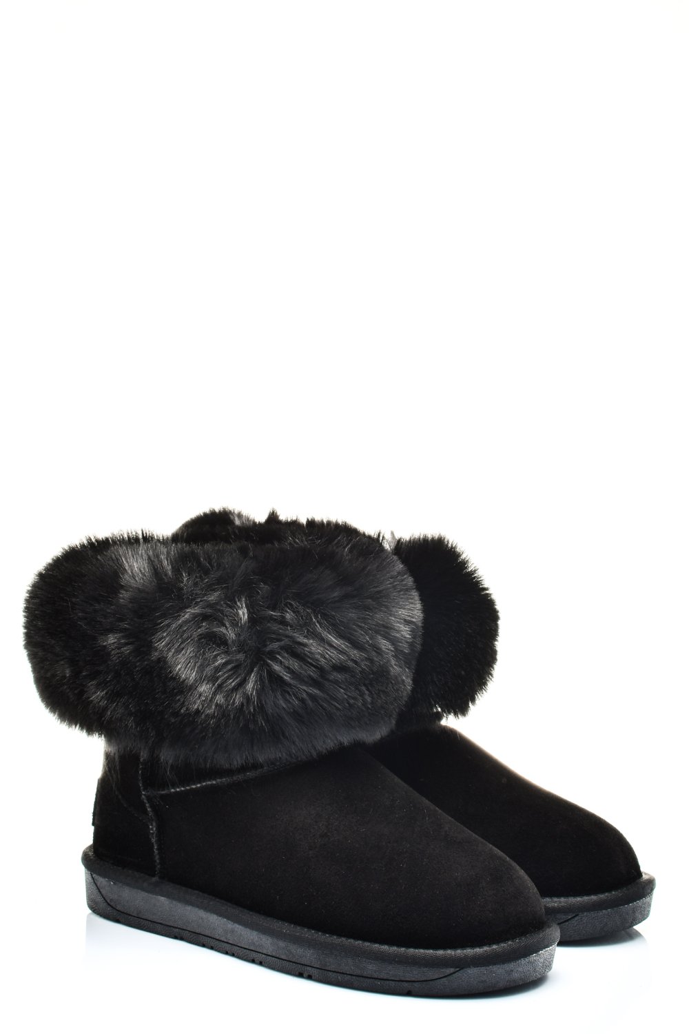 SOPRANI COUTURE, CIZME DAMA PIELE NATURALA INTOARSA NEGRE  SCW328020