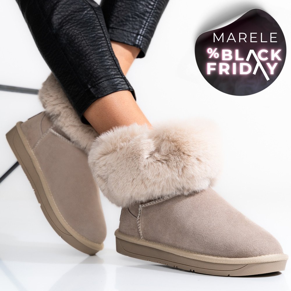 SOPRANI COUTURE, CIZME DAMA PIELE NATURALA INTOARSA BEJ SCW328020