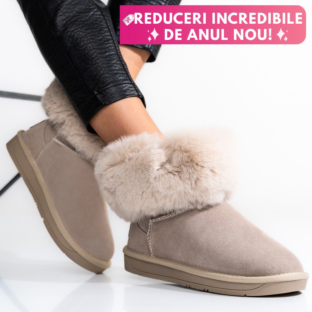 SOPRANI COUTURE, CIZME DAMA PIELE NATURALA INTOARSA BEJ SCW328020