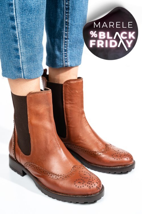 Ghete maro piele naturala 1s770795