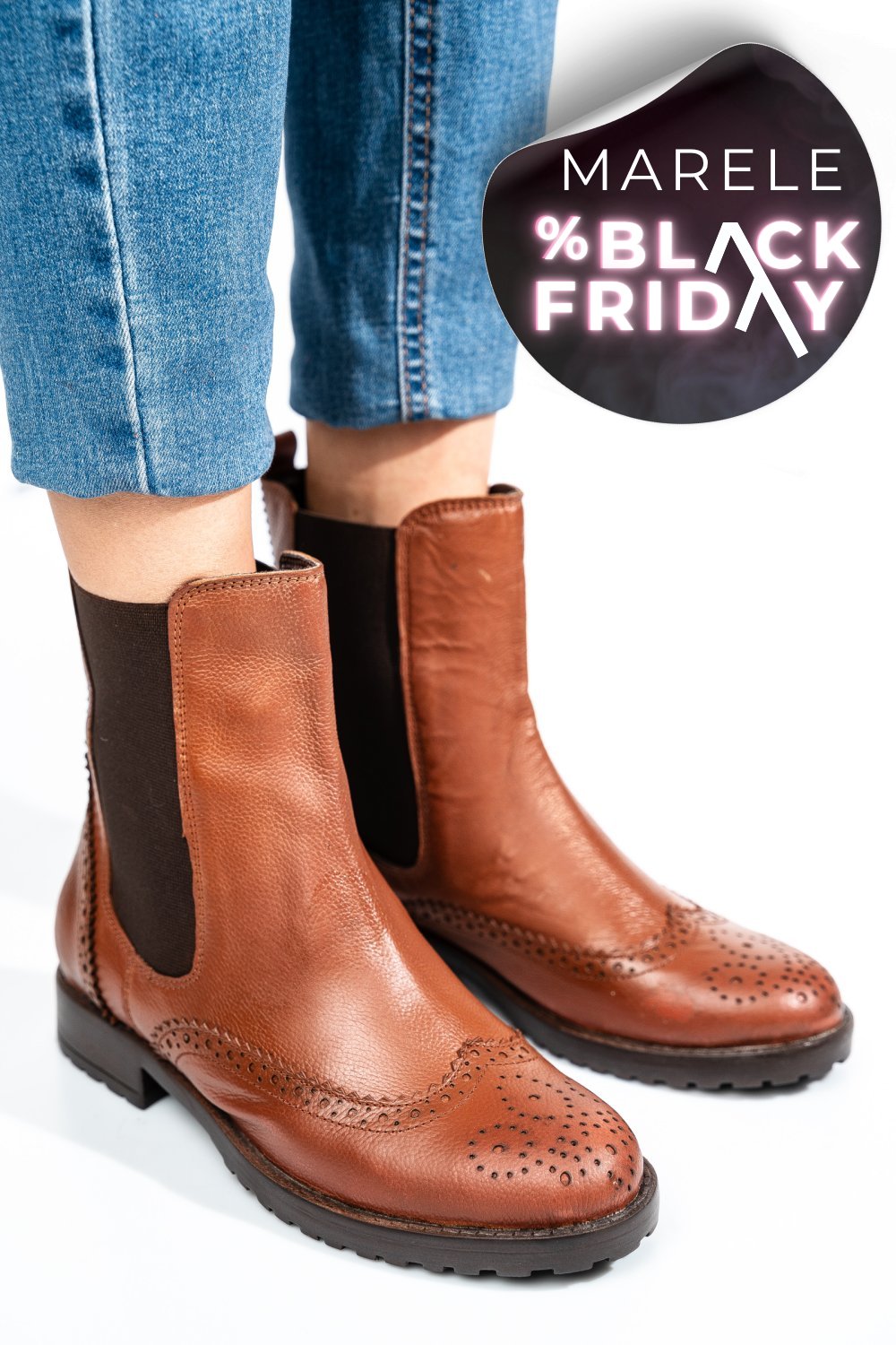 GHETE MARO PIELE NATURALA 1S770795