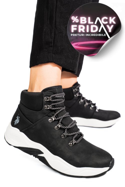 U.s. polo assn, ghete sport black chill