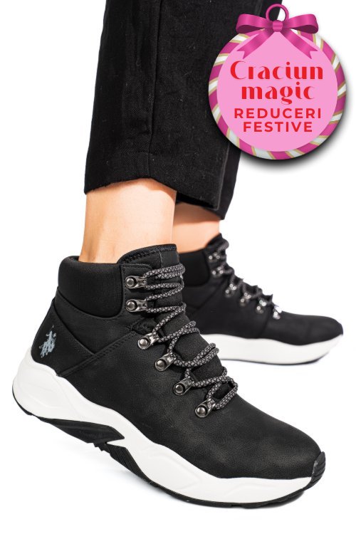 U.s. polo assn, ghete sport black chill