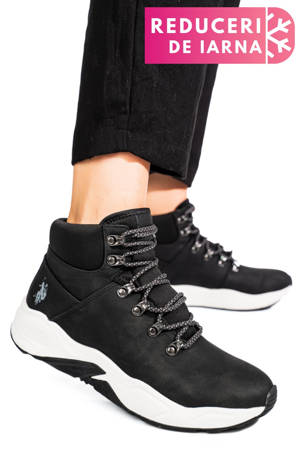 U.S. POLO ASSN, GHETE SPORT BLACK CHILL