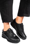 PANTOFI SPORT NEGRI PIELE NATURALA FSP0011801