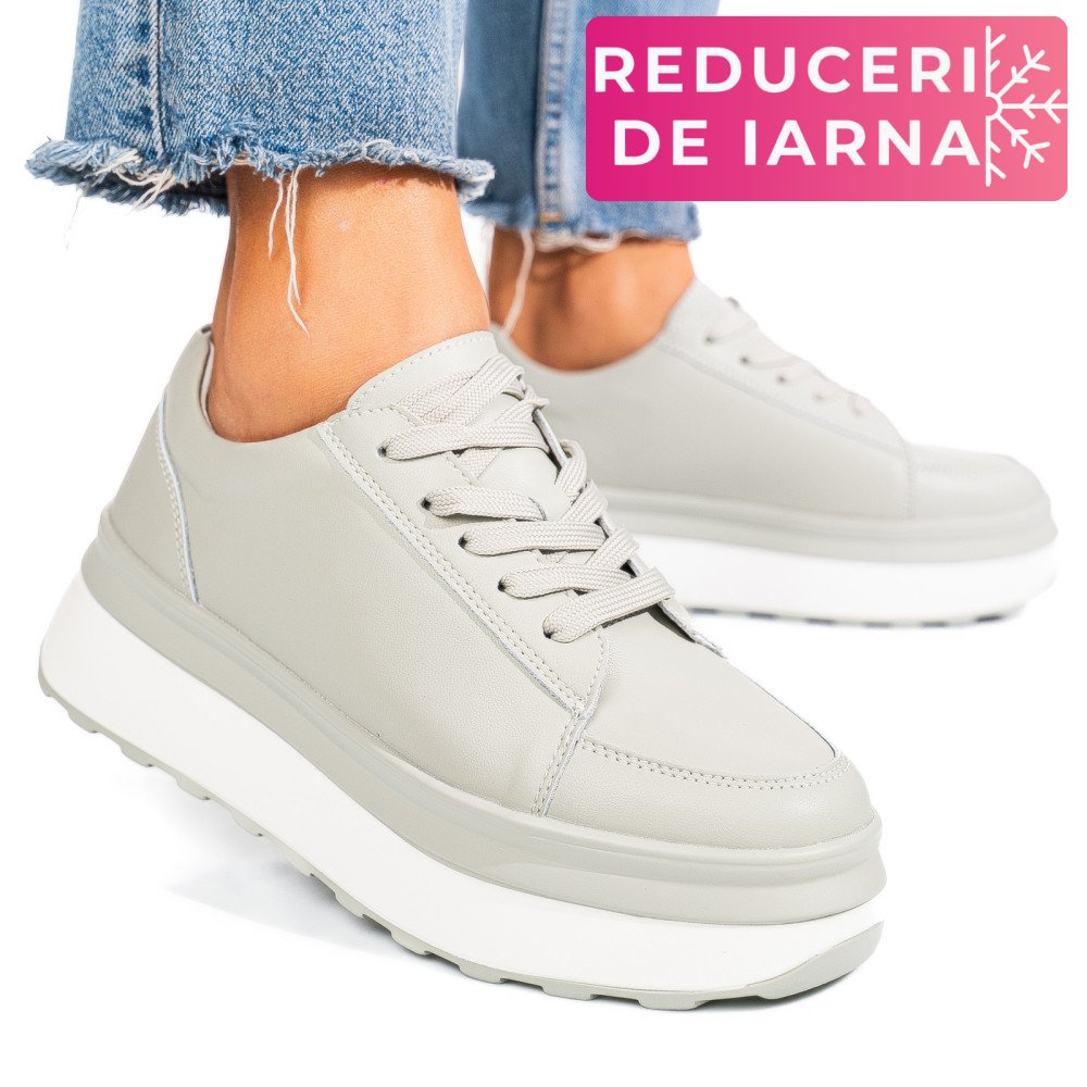 PANTOFI SPORT OLIVE PIELE NATURALA FSP001777