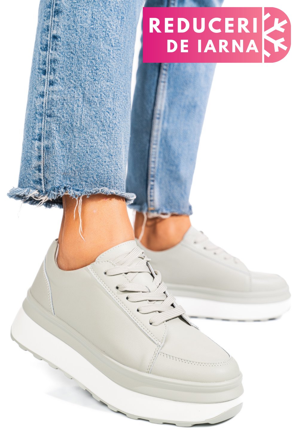 PANTOFI SPORT OLIVE PIELE NATURALA FSP001777