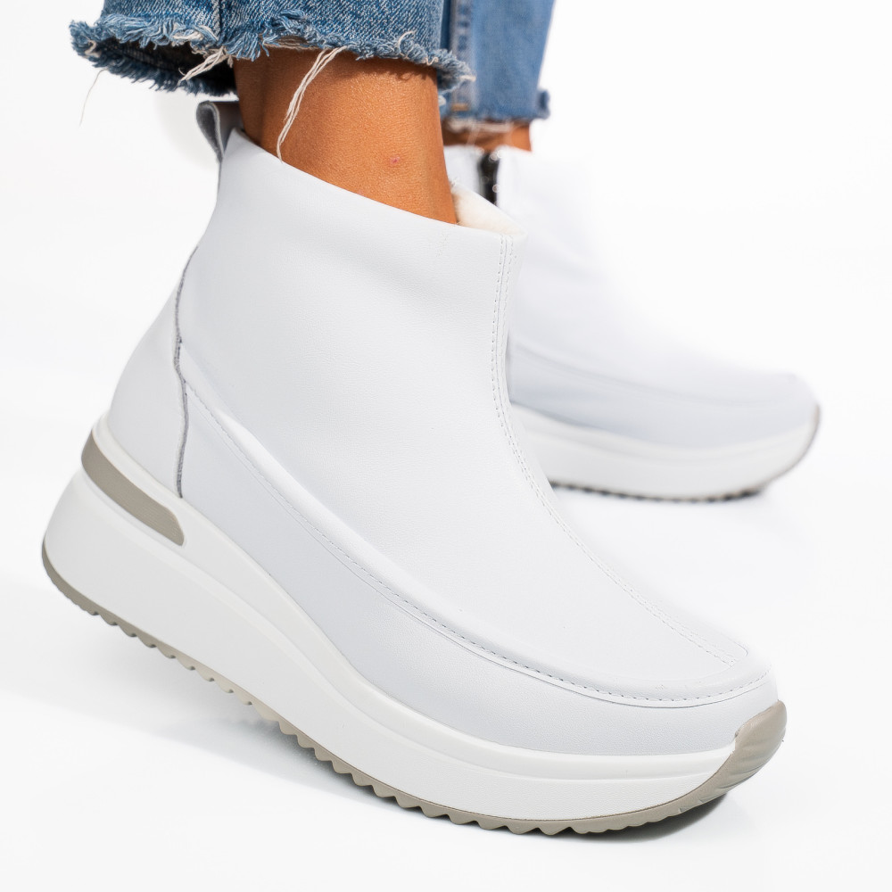 GHETE ALBE PIELE NATURALA TSP3084