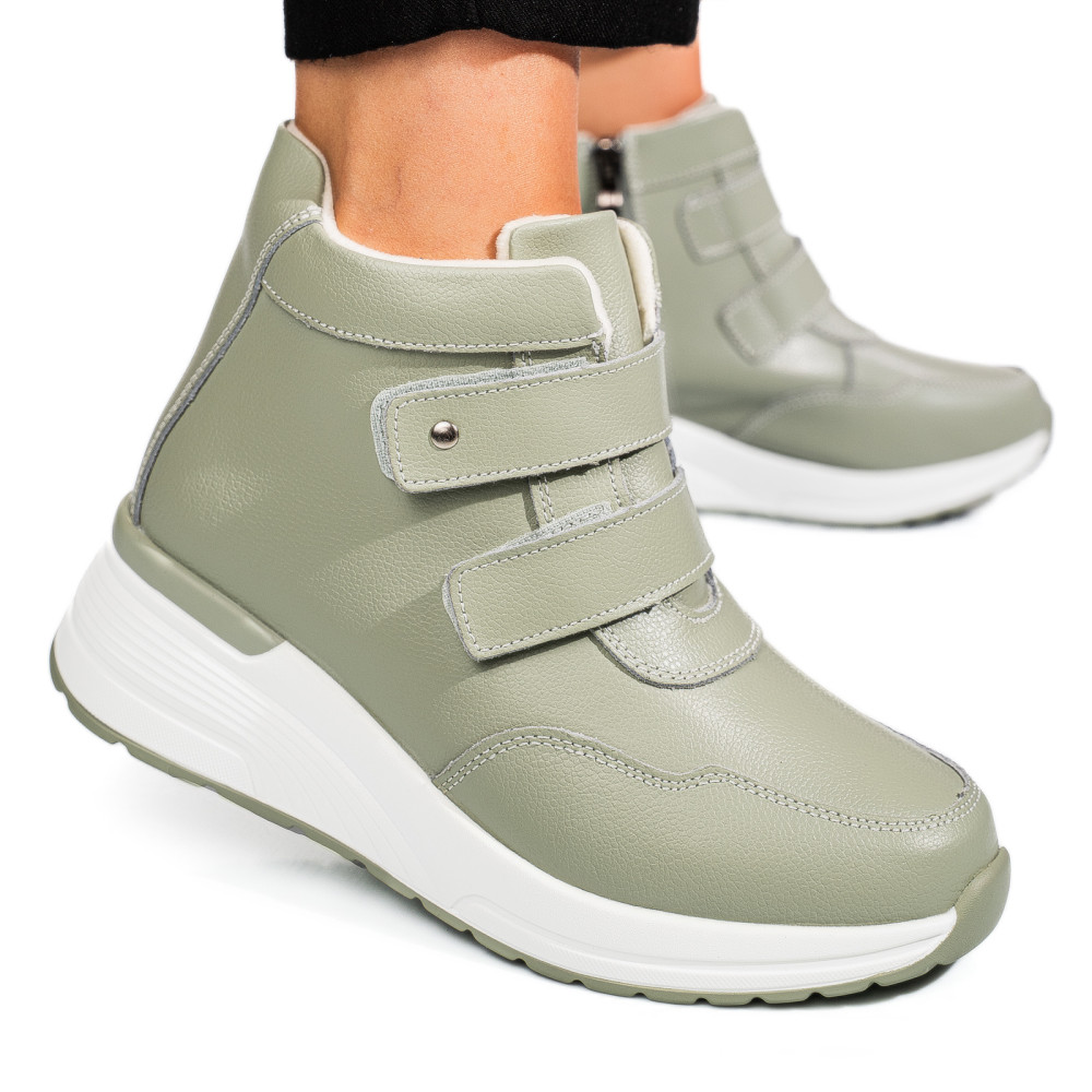 GHETE OLIVE PIELE NATURALA TSP3095