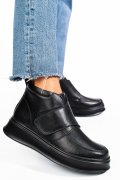 GHETE NEGRE PIELE NATURALA TSP3085