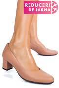 PANTOFI NUDE PIELE NATURALA 1PC507
