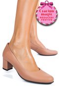 PANTOFI NUDE PIELE NATURALA 1PC507