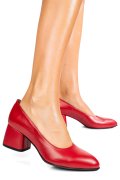 PANTOFI ROSII PIELE NATURALA 1PC450