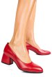 Pantofi rosii piele naturala 1pc450