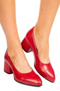 PANTOFI ROSII PIELE NATURALA 1PC450