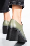 BOTINE OLIVE BLACK PIELE NATURALA 0PC17
